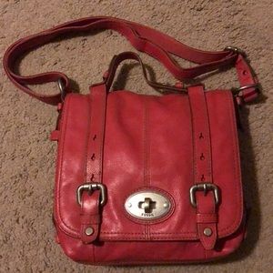 Fossil Maddox Organizer Flap ZB4501 in Hot Pink